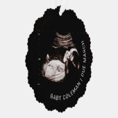 Baby's eerste glimp kerst ornament Kaart (Rechts)