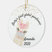 Baby's eerste Global Pandemic Llama 2020 Keramisch Ornament (Links)