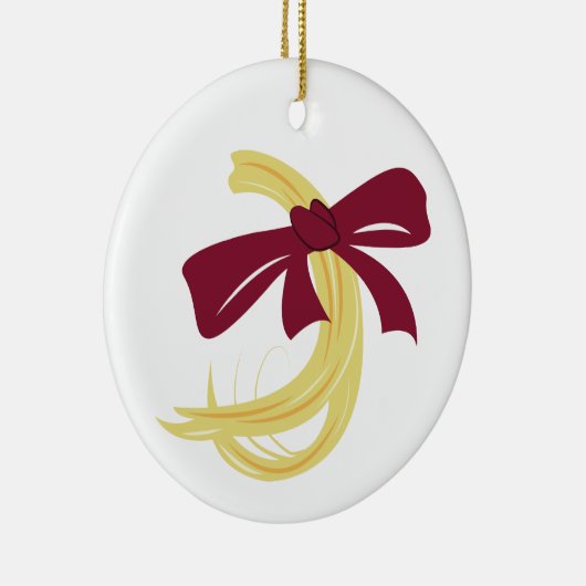 Baby's eerste haircut keramisch ornament (Rechts)