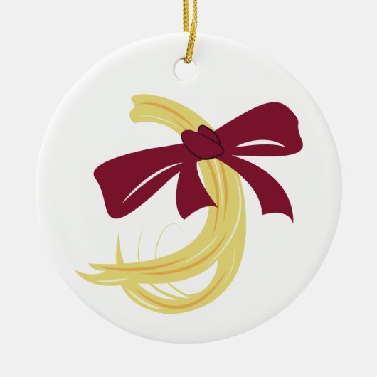 Baby's eerste haircut keramisch ornament (Voorkant)