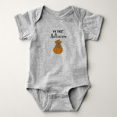 Baby's eerste halloween Beer Pumpkin Baby-pak Romper (Voorkant)