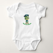 Baby's eerste Halloween Frankenstein  Romper (Voorkant)
