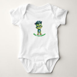 Baby's eerste Halloween Frankenstein  Romper