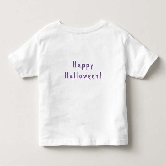 Baby's eerste Halloween Jack O'Lantern Kinder Shirts (Achterkant)