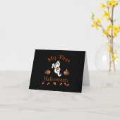 Baby's eerste Halloween Kaarten (Gele Bloem)