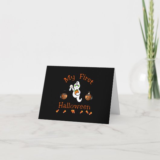 Baby's eerste Halloween Kaarten (Voorkant)