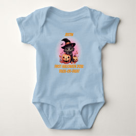 Baby's eerste Halloween Schattigee Kitten Romper
