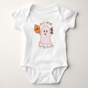 Baby's Eerste Halloween Snoepjes Geest en Snoepjes Romper
