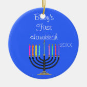 BABY'S EERSTE HANUKKAH-Ornament Keramisch Ornament (Voorkant)