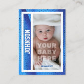 Baby's eerste honkbal Kaart Geboorte Aankondiging  (Voorkant)