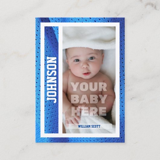 Baby's eerste honkbal Kaart Geboorte Aankondiging  (Voorkant)