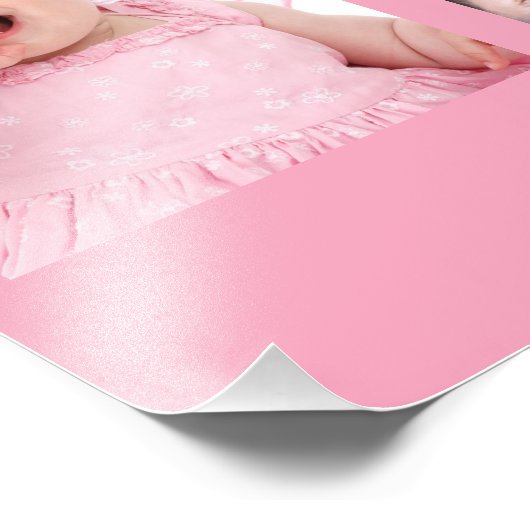 Baby's eerste jaar Foto Collage Keepomwille Girl Foto Afdruk (Hoek)