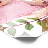 Baby's eerste jaar Foto Collage Keepslag Floral Afdruk (Hoek)