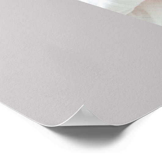 Baby's Eerste jaar Foto Poster Maandelijks Warm Gr (Hoek)