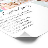 Baby's eerste jaar Fotocollage familie Keepslag Foto Afdruk (Hoek)