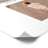 Baby's eerste jaar fotocollage poster (Hoek)