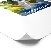 Baby's eerste jaar foto's collage jaar in afbeeldi poster (Hoek)