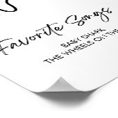 Baby's eerste jaar mijlpaal bord 1e verjaardag pho poster (Hoek)