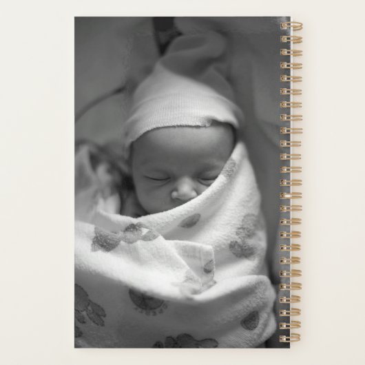 Baby's eerste jaar Photo Milestone Planner (Achterkant)