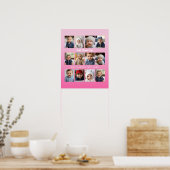 Baby's eerste jaar Poster-/printcollage - kan form Poster (Keuken)