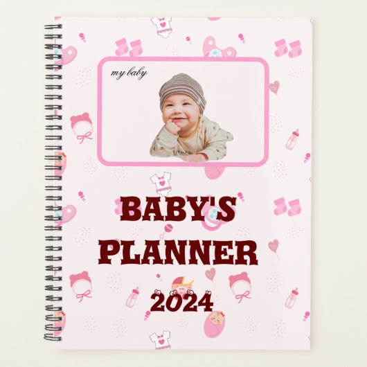 Baby's eerste jaarplanner planner (Voorkant)