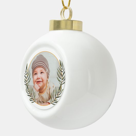 Baby's eerste keramische keramiek keramische bal ornament (Rechts)