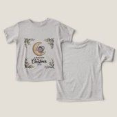 Baby's eerste kerst 2025  Maan & Baby (Ontwerp Voorkant & Achterkant)