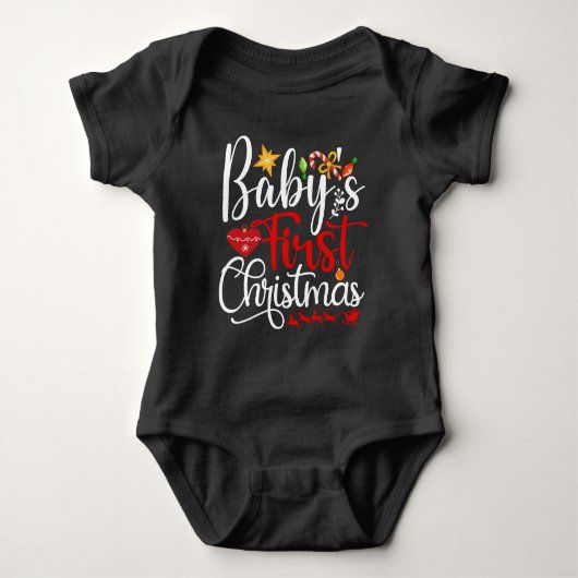 Baby's eerste kerst-84604 romper (Voorkant)