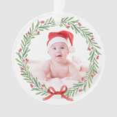 Baby's eerste Kerst Acryl Ornament 2024 (voorkant)