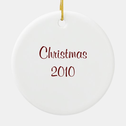 Baby's eerste kerst baby feet potlood schets keramisch ornament (Achterkant)