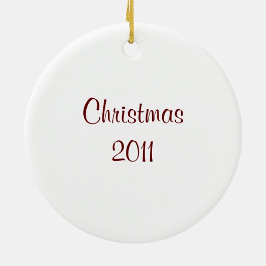 Baby's eerste kerst baby feet potlood schets keramisch ornament (Achterkant)