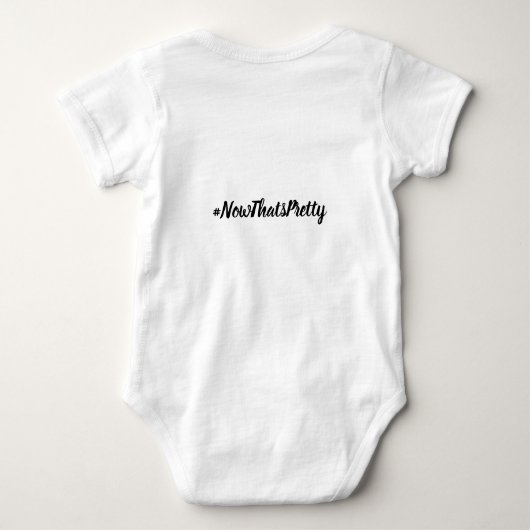 Baby's eerste kerst body romper (Achterkant)