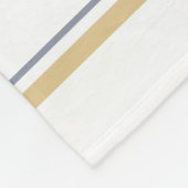 Baby's eerste kerst engel goud wit kerst fleece deken (Hoek)