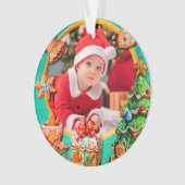 Baby's Eerste Kerst Foto | Kerstcadeau Ornament (voorkant)