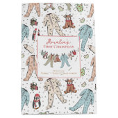 Baby's eerste kerst genderneutraal medium cadeauzakje (Voorkant)