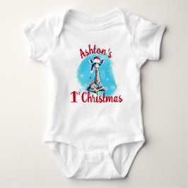 Baby's eerste kerst Kabouter Met Kerstman Hoed  Romper