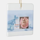 babys eerste kerst keramisch ornament (Rechts)