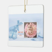 babys eerste kerst keramisch ornament (Links)