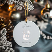 Baby's eerste Kerst Keramische Vakantie Ornament