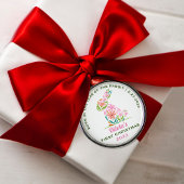 Baby's eerste kerst maanjaar van het konijn metalen ornament