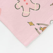Babys eerste kerst Notenkraker Fleece Deken (Hoek)