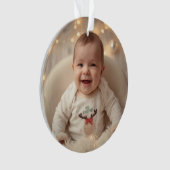 Baby's Eerste Kerst Ornament (voorkant)