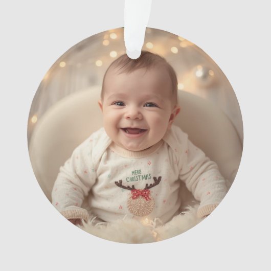 Baby's Eerste Kerst Ornament (voorkant)