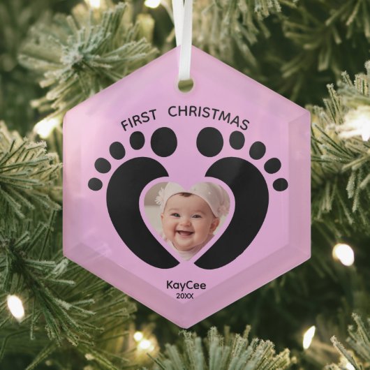 Baby's eerste kerst Ornament - Foto Keepsake (Insitu)
