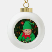 Baby's eerste kerst Ornament - Foto Keepsake (Voorkant)