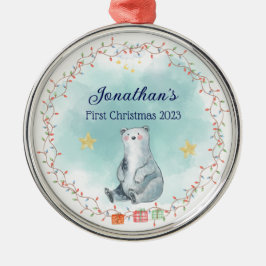 Baby's Eerste Kerst Ornament Gepersonaliseerde Gif