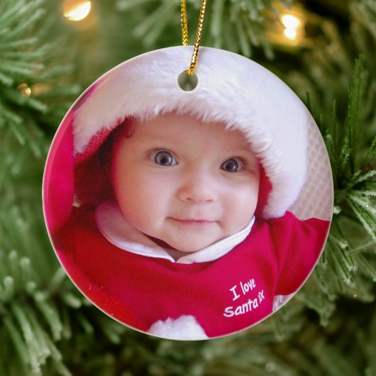 Baby's Eerste Kerst Ornament keramiek