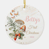 Baby's eerste kerst Ornament Woodland (Voorkant)