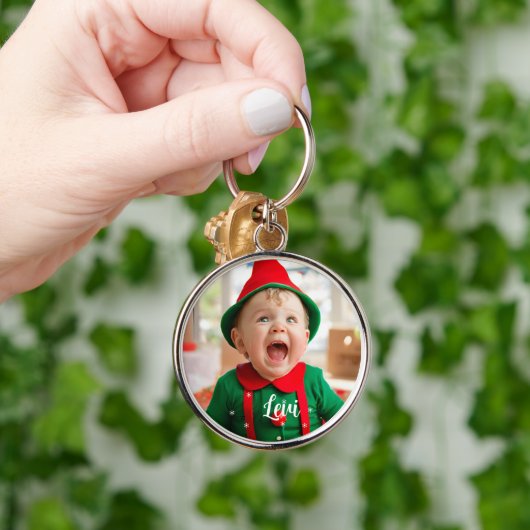 Baby's eerste kerst | stagiaire-elf sleutelhanger (Hand)