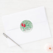Baby's eerste kerst Sticker (Envelop)